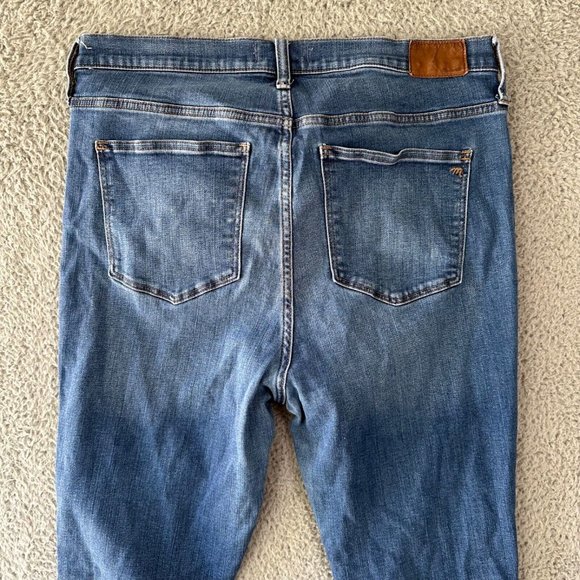 Madewell Jeans Women's 32 Blue 10" High Rise Roadtripper Tapered Breathable - Picture 15 of 16